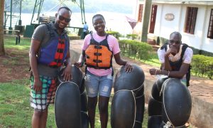 What's the place to go in Jinja? Tubing The Nile!