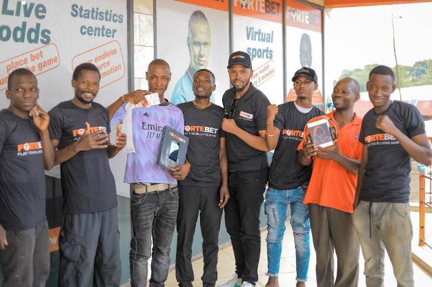 Fortebet surprises Nakaseke, Wobulenzi, Bombo punters with meg gifts